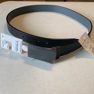 Mens Perry Ellis  black and grey reversible belt size 32